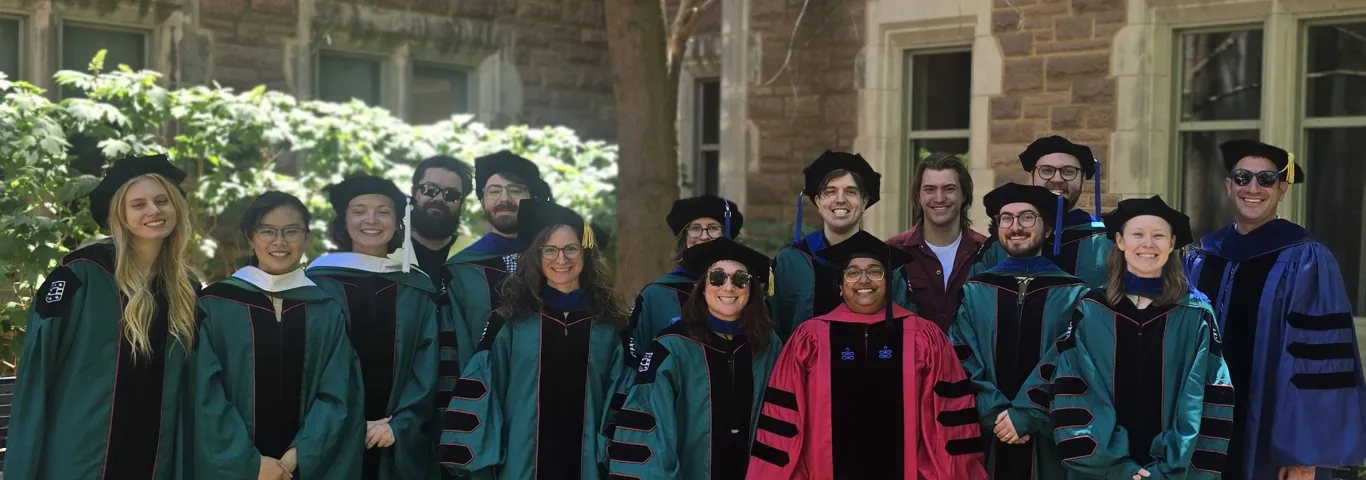 "Group of Phd and MA students with advisors Spring 2026"