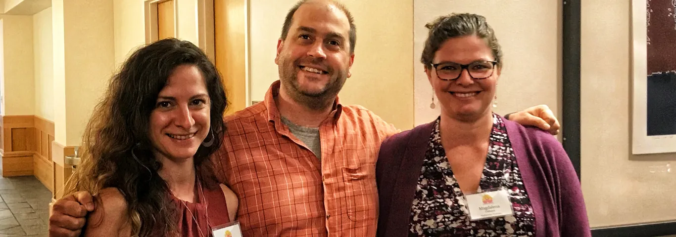 Packard Fellows Bronwen Konecky, David Fike, and Maggie Osburn