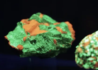 glowing rocks