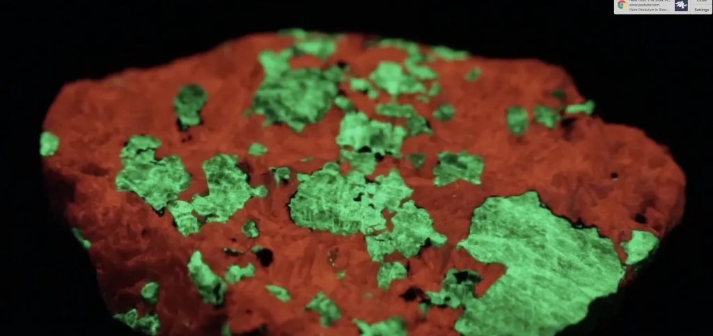 glowing rock