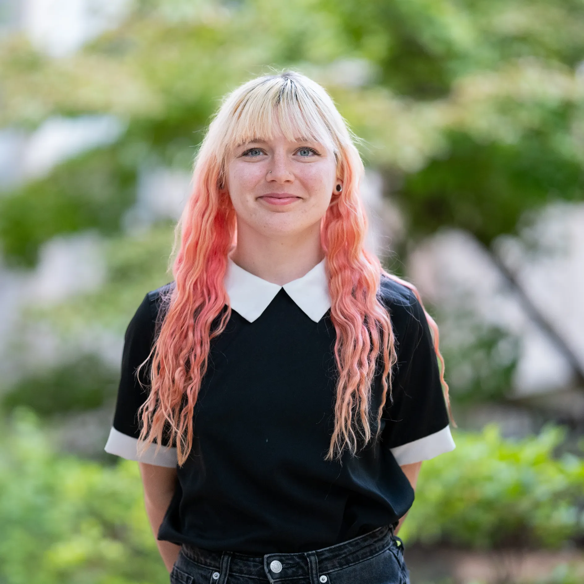 "Graduate Student Maggie Hinkston"