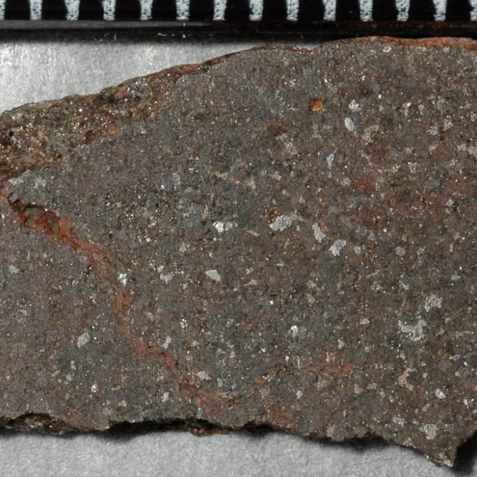 "photo of meteorite: NWA 1839 "